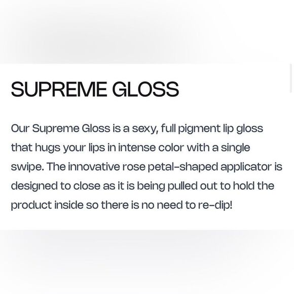 NIB Jeffree Star Supreme Gloss Full Size Lip Gloss - Color Gemini - Picture 7 of 8